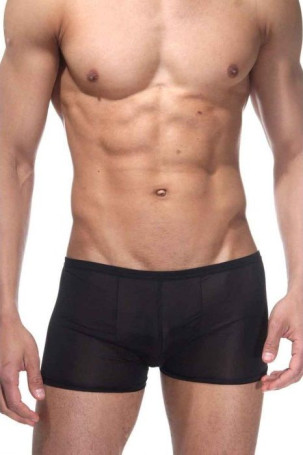 Черные низкие трусы-боксеры - Артикул 387449