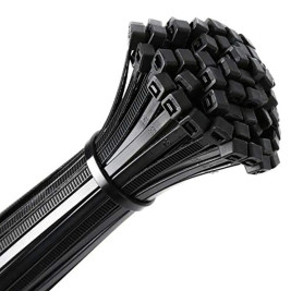 Хомуты, 100 x 2.5 мм, пластиковые, черные, 100 шт