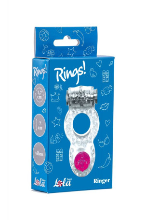 Прозрачное эрекционное кольцо Rings Ringer - Артикул 103544