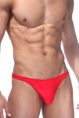 Гладкие классические мужские трусы-тонги - Артикул 306607