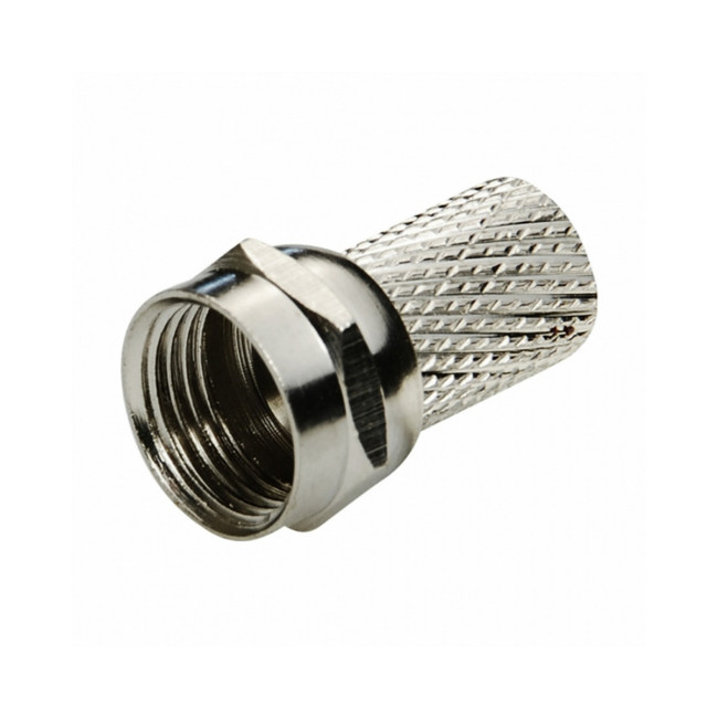 F разъём RG6, антенный разъем на кабель, штекер F (4 шт.) - Артикул 05-4003-4