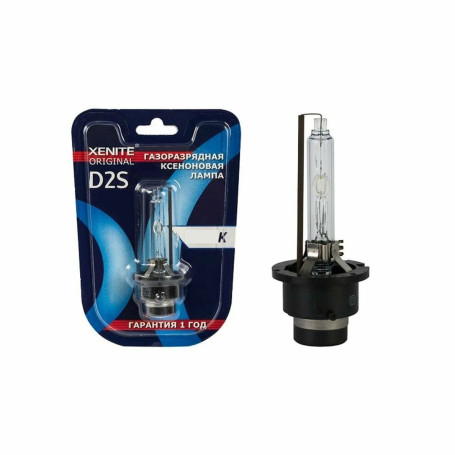 Лампа автомобильная ксеноновая D2S, 85V, 35Вт, PK32d-3, 4300К, Original XENITE - 1 шт - Артикул 1004119_XNI