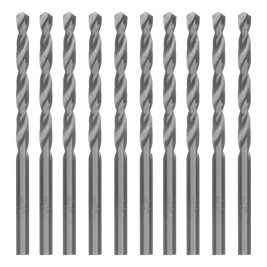 Сверло по металлу, 4,5 мм, полированное, HSS, 10 шт, цилиндрический хвостовик
