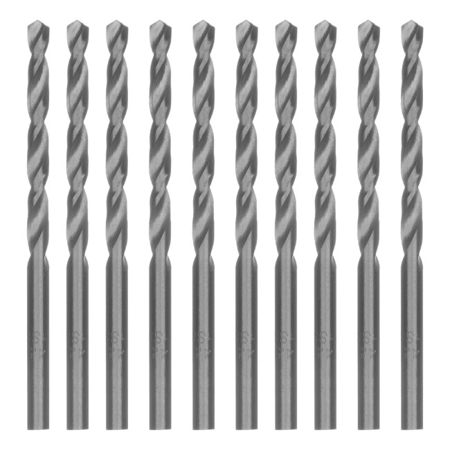Сверло по металлу, 4,5 мм, полированное, HSS, 10 шт, цилиндрический хвостовик - Артикул 7154511