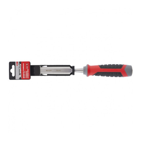 Долото-стамеска, 20 мм, 60 CrV, трехкомпонентная обрезиненная рукоятка - Артикул 2475511