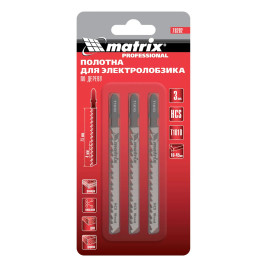 Полотна для электролобзика по дереву, 3 шт, T101D, 75 х 4.0 мм, HCS