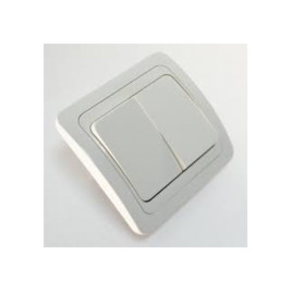 Выключатель 2-кл. СП Валери 10А IP20 бел. Universal В0023