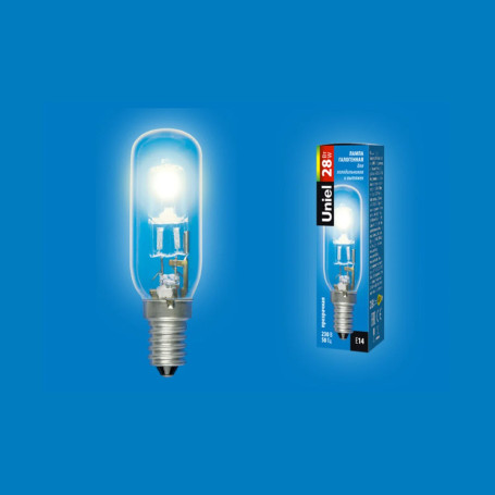 Лампочка галогеновая для холодильника и вытяжки Е14 28Вт - Артикул 718433