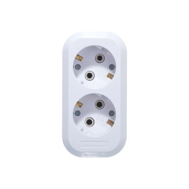 Колодка розеточная электрическая 2-х местная с/з UNIVersal