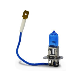 Лампа автомобильная галогеновая H3, 12V, 55Вт, PK22s, 5000k, ATLAS AVS - 2 шт