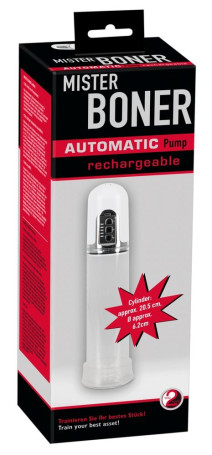 Белая автоматическая вакуумная помпа Mister Boner - Артикул 88292
