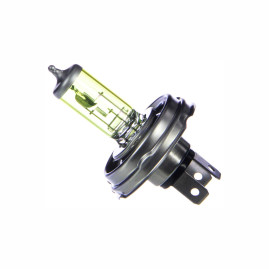 Лампа автомобильная галогеновая H4, 12V, 100/80Вт, P45T-41, YELLOW, LYNXAUTO - 1 шт
