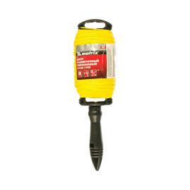 Шнур Нейлоновый разметочный на катушке c ручкой D 1.5 мм, 100 м