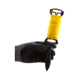 Шнур Нейлоновый разметочный на катушке c ручкой D 1.5 мм, 30 м