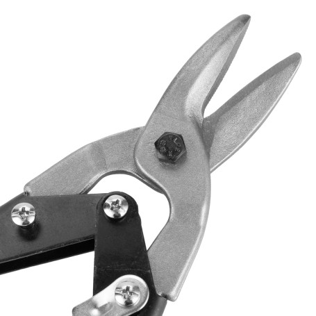 Ножницы по металлу "Sparta", пряморежущие, обливные рукоятки, 250 мм - Артикул 78315512