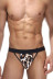Соблазнительные трусы-стринги с леопардовым принтом - Артикул 391041