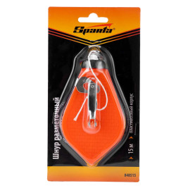 Шнур разметочный, 15 м, пластмассовый корпус