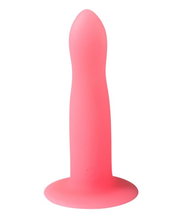 Розовый, светящийся в темноте стимулятор Light Keeper - 13,3 см. - Артикул 285077