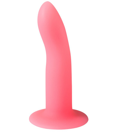 Розовый, светящийся в темноте стимулятор Light Keeper - 13,3 см. - Артикул 285077