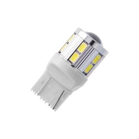 Лампа автомобильная светодиод W21W, 12V, 9Вт, 12SMD+1SMD, ULTRA WHITE, Маяк - 1 шт - Артикул 12T20A21_MYK