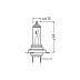 Лампа автомобильная галогеновая H7, 12V, 55Вт, +150% света, NIGHT BREAKER LASER, Osram - 2 шт - Артикул 64210NLHCB_OSR