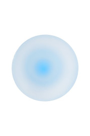 Голубая, светящаяся в темноте анальная втулка Namor Glow - 12,5 см.