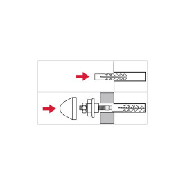 Комплект крепления раковины 8х120 мм, 2шт.