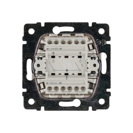 Выключатель двухклавишный, слоновая кость, Legrand Valena, 774305 - Артикул 774305