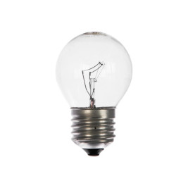 Лампа накаливания шарик E27, прозрачная 60 Вт