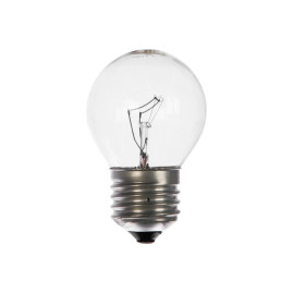 Лампа накаливания шарик E27, прозрачная 60 Вт