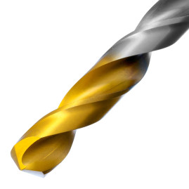 Сверло спиральное по металлу, 10 х 184 мм, Р6М5, удлиненное