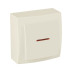Выключатель одноклавишный с подсветкой открытой проводки цвет Бежевый NILSON - Артикул 26121002