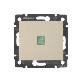 Выключатель одноклавишный, с подсветкой, слоновая кость, Legrand Valena, 774310