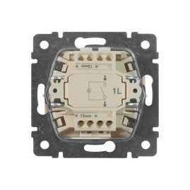 Выключатель одноклавишный, с подсветкой, слоновая кость, Legrand Valena, 774310