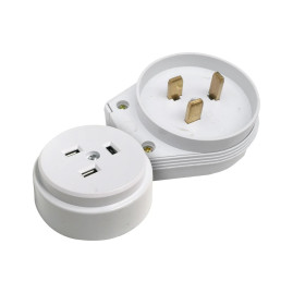 Вилка с розеткой для электрической плиты РШ-ВШ 250В открытой установки