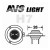 Лампа автомобильная галогеновая H7, 12V, 55Вт, 5000К, Pх26d, ATLAS AVS - 2 шт - Артикул A78909S_AV1